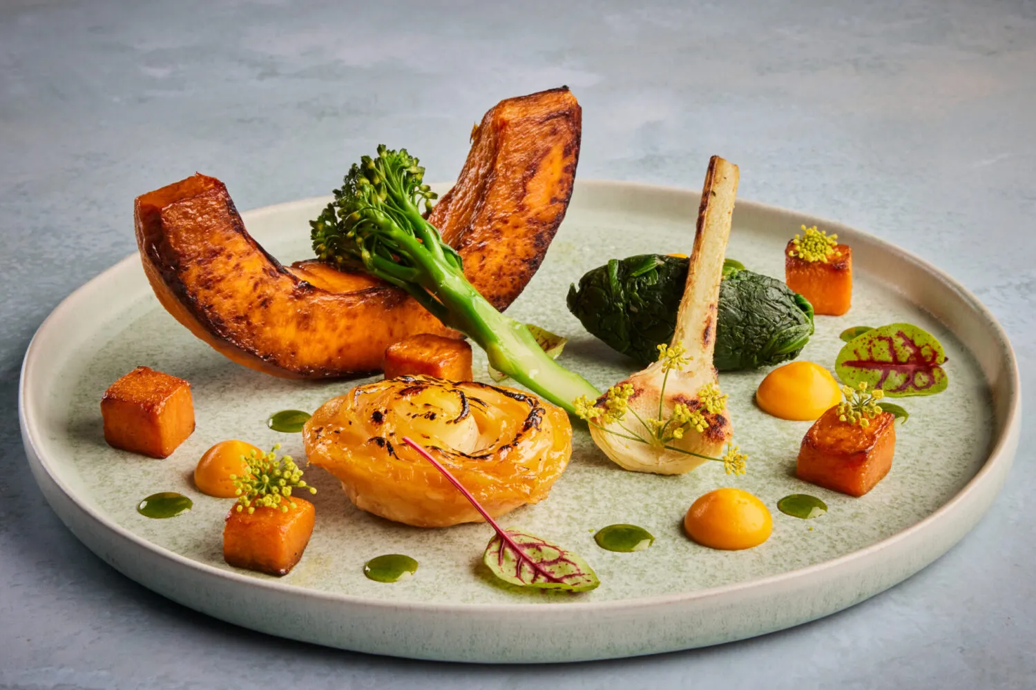 Plant based pumpkin main course from By Word of Mouth