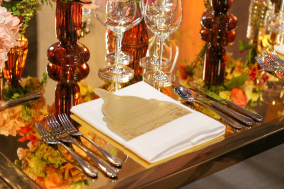 A bespoke menu from St Paul's